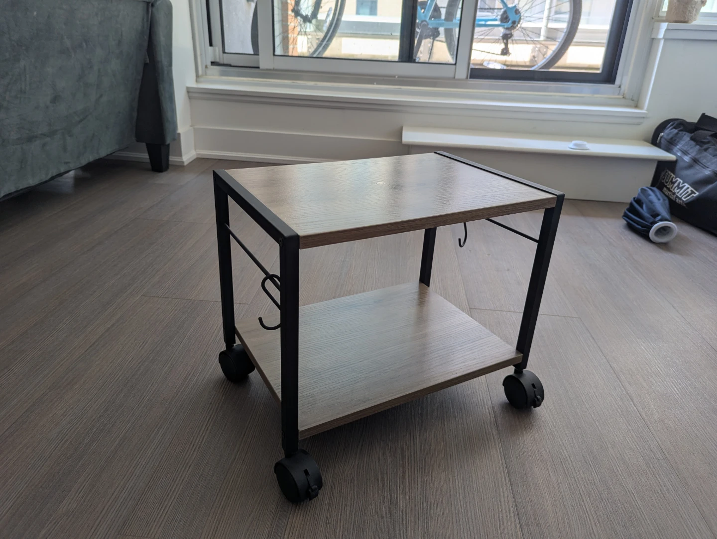 Rolling Two-Tier Side Table - photo 5