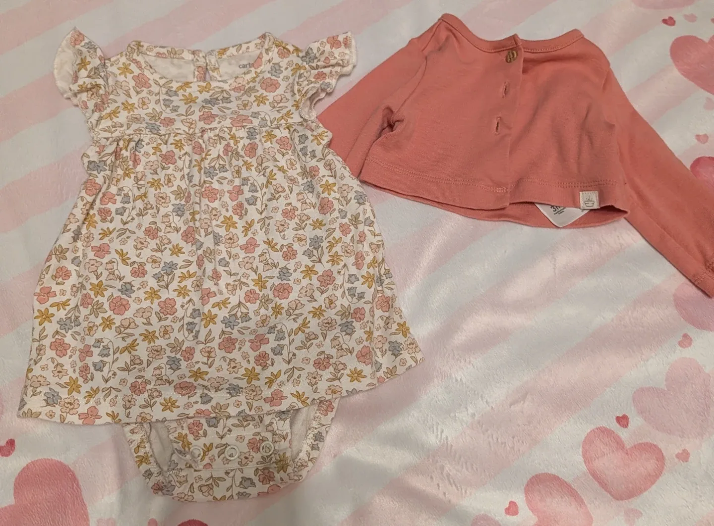 Carter's Baby Dress and Cardigan Set