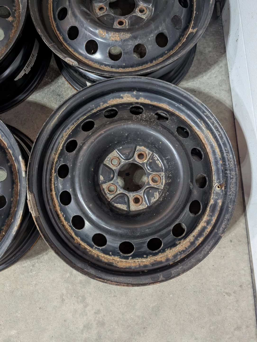 (4)-17 Inch 5x114.3 Steel Rims - photo 3