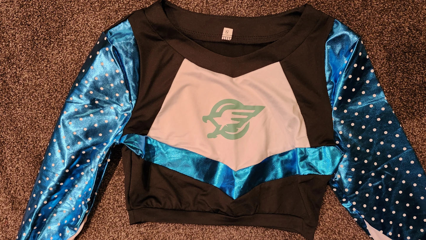 Cheerleading Uniform Set - Crop Top & Skirt - photo 2