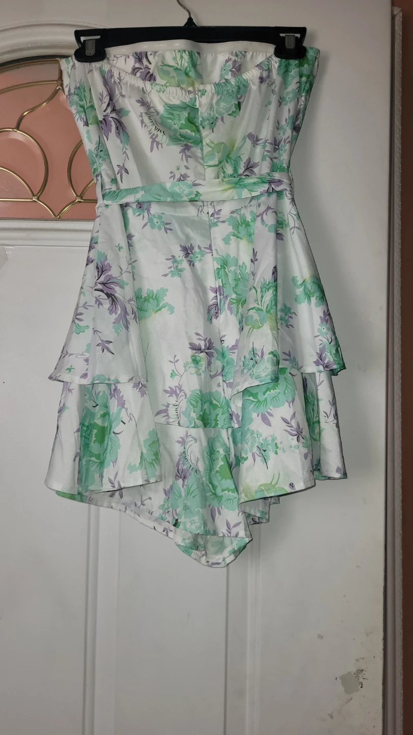 Strapless Floral Romper - photo 4