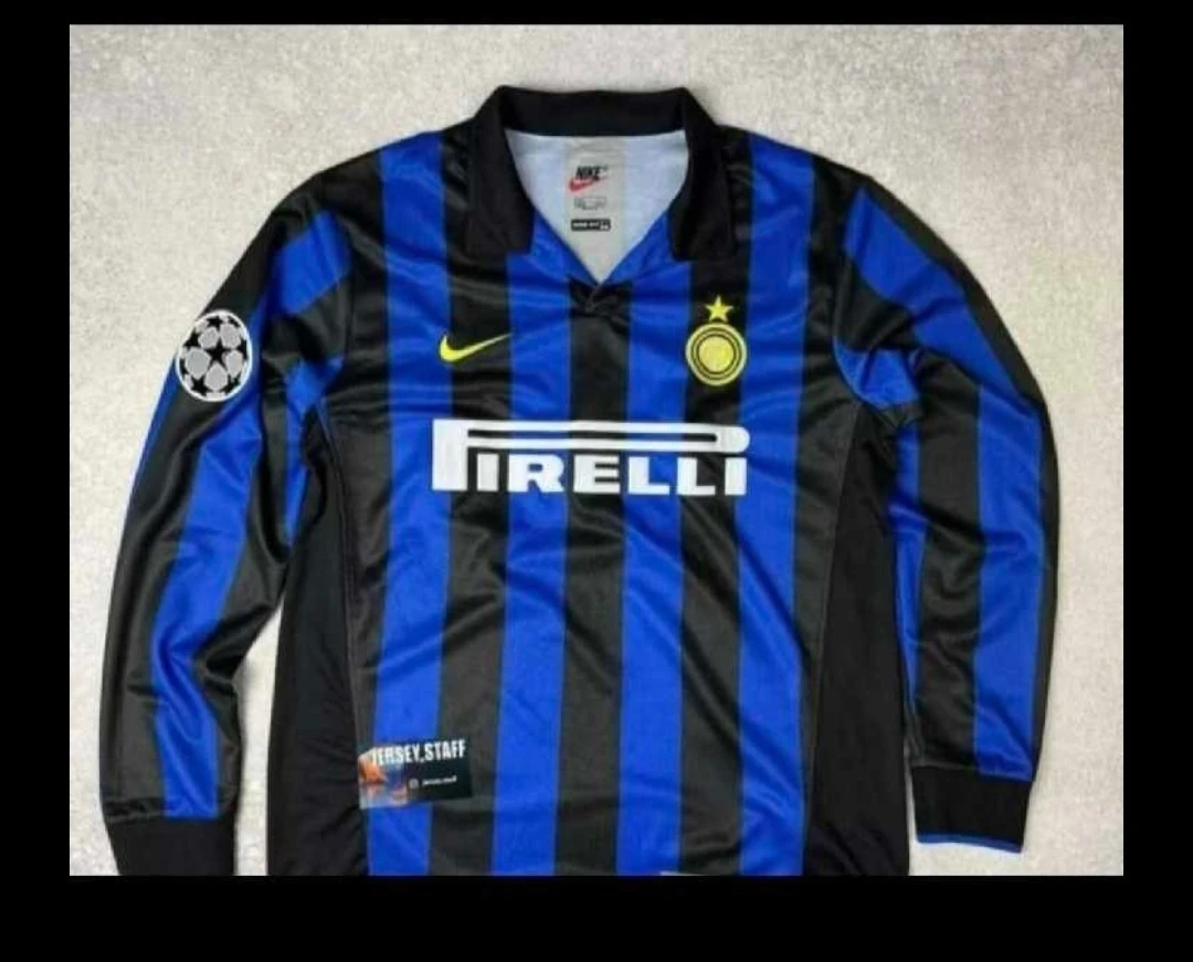 ⚽️ INTER MILAN 98/99  RONALDO #9  HOME  JERSEY  - LARGE ⚽️