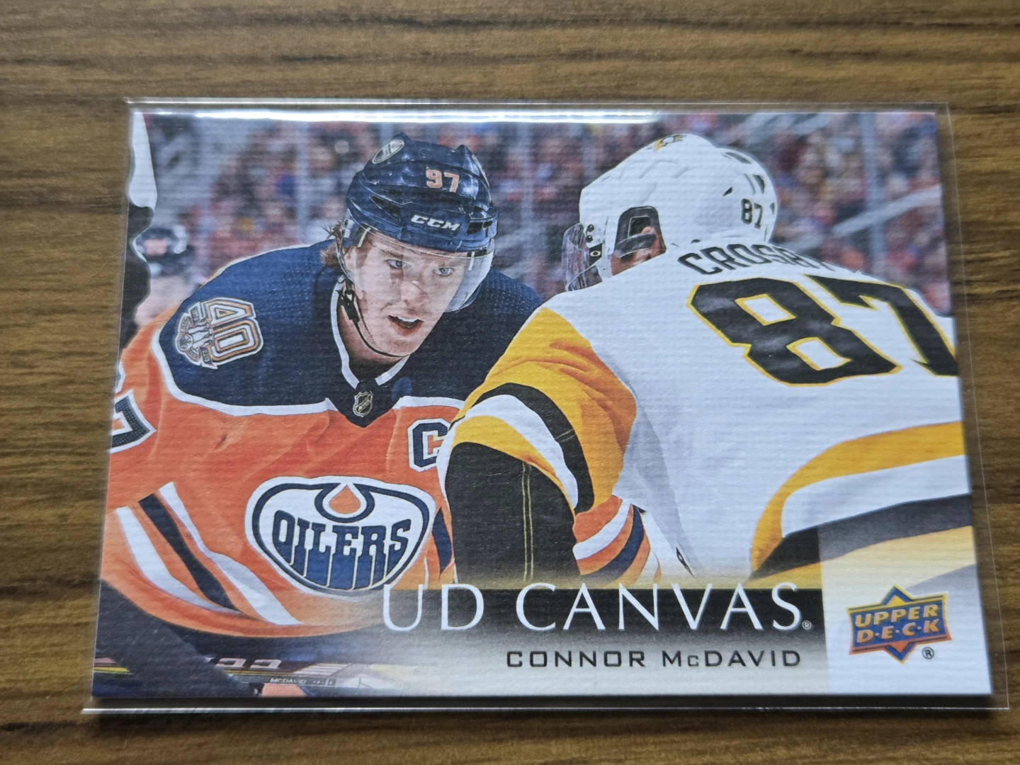 2018-19 Upper Deck Canvas #C149 Connor McDavid vs Sidney Crosby