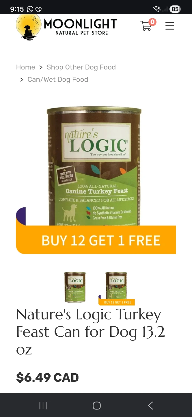 Natural Dog food/treats Smack, Purebites, Nature's Logic - photo 4