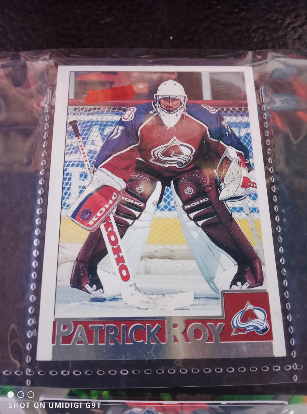 Patrick Roy Colorado Avalanche Hockey Card