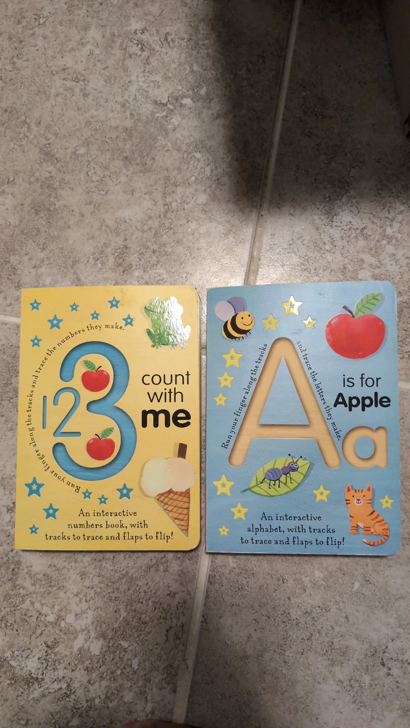 Tiger Tales Interactive Alphabet & Numbers Books