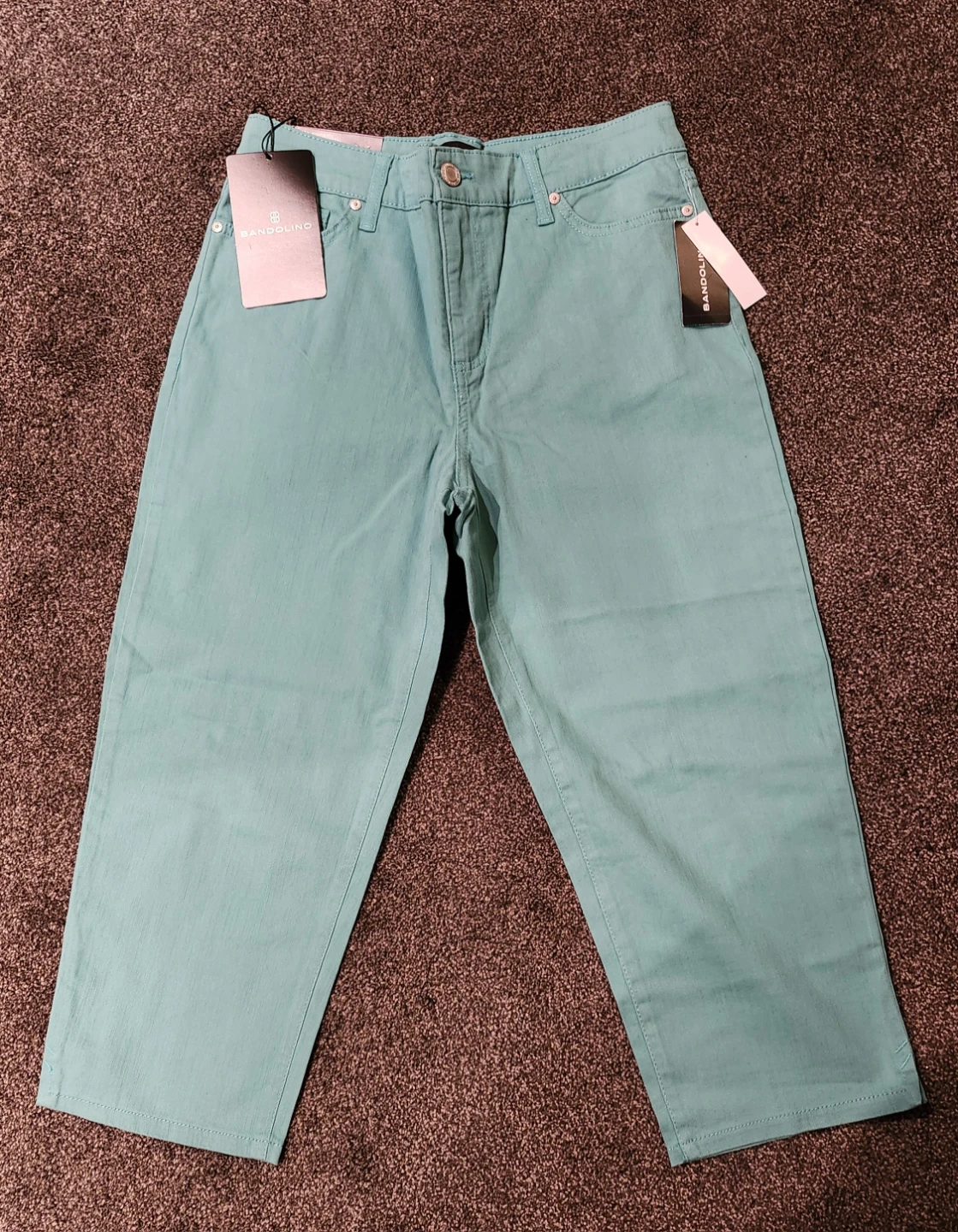 Bandolino Mandie Capri Pants - Moroccan Teal - Size 6