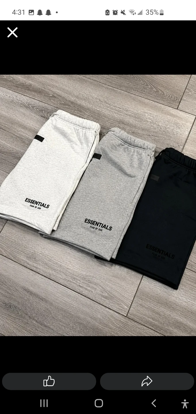 🔥  Essentials Fear of God Shorts 🔥