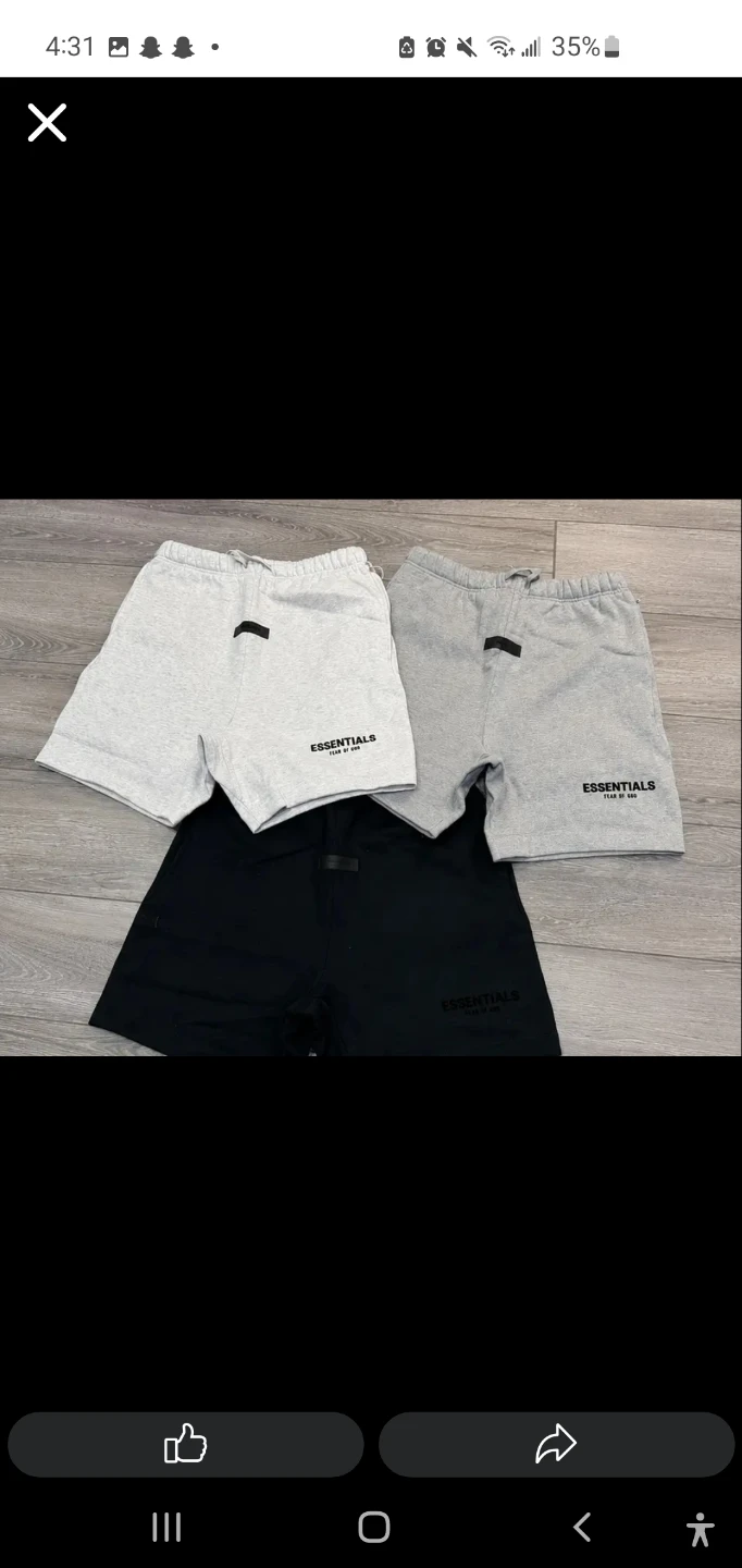 🔥  Essentials Fear of God Shorts 🔥 - photo 2