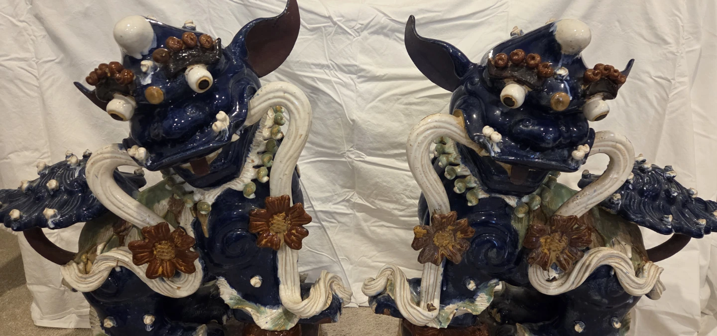 Chinese, Buddhist Lion Dog from the Qing Dynasty Period