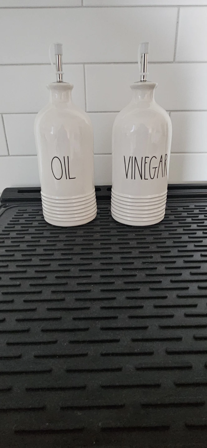 Rae Dunn Oil and Vinegar Bottles