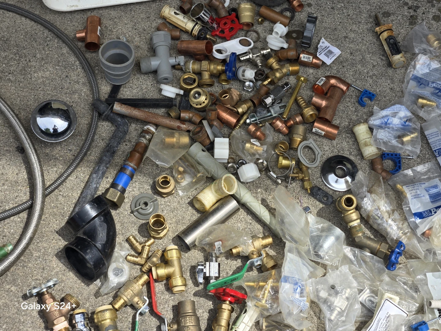 Assorted Pipe Wrenches and Plumbing Fittings - photo 2