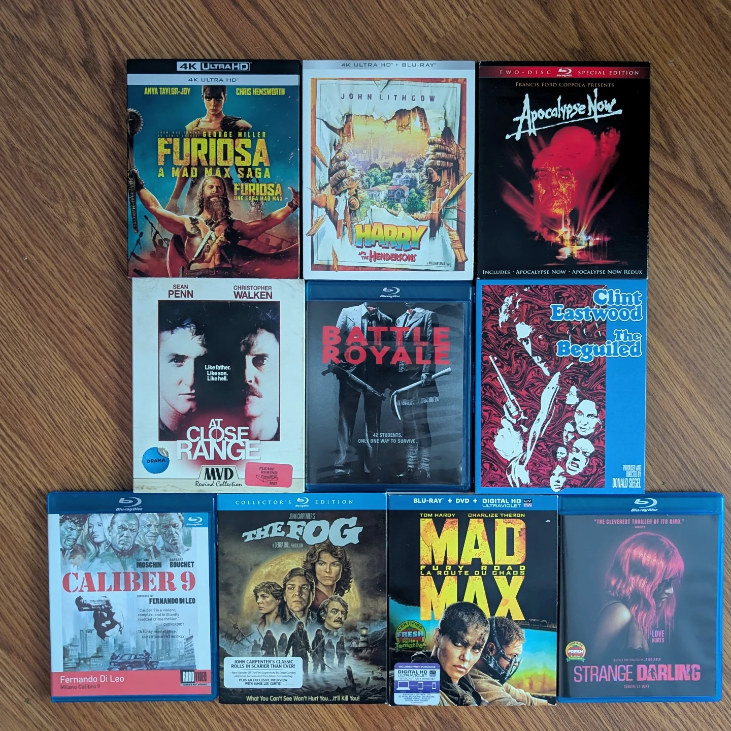 4K UHD & Blu Ray Discs