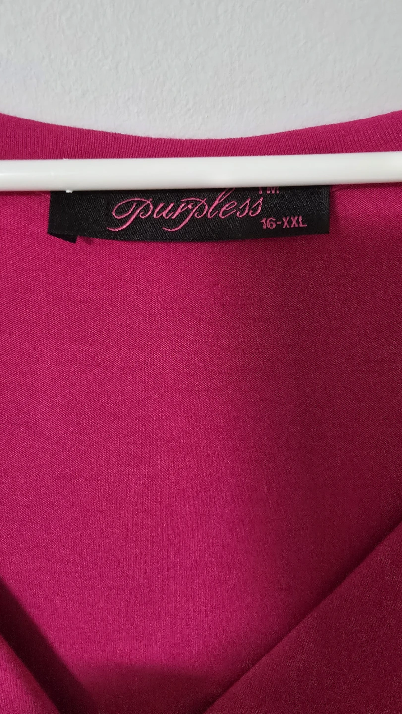 Pink Maternity Dress long sleeves - photo 3