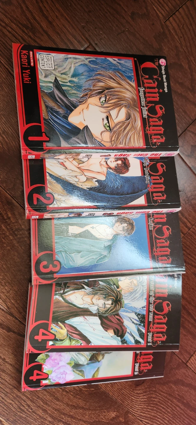 The Cain Saga Manga Volumes 1-4 by Kaori Yuki
