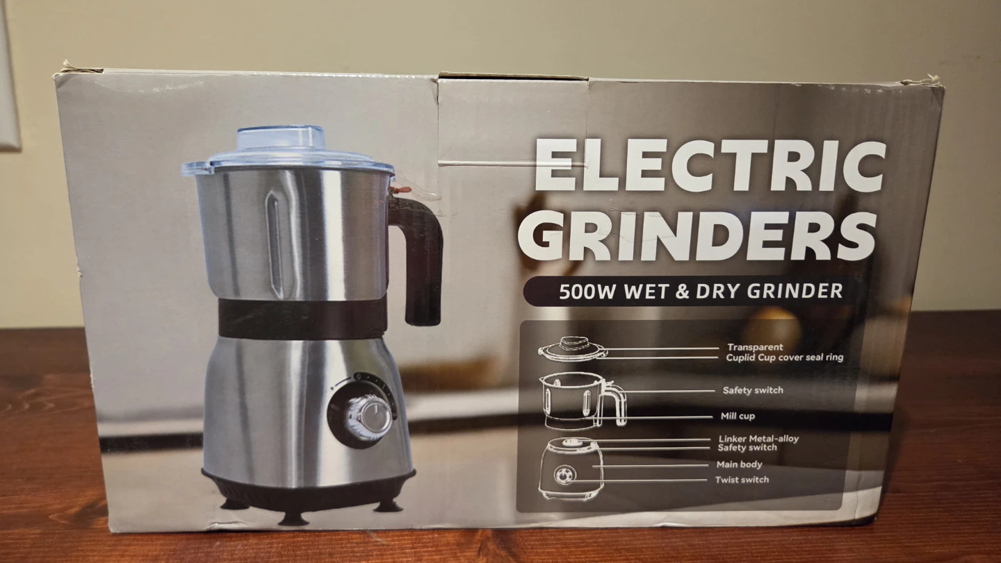 New -Electric Grinder 500W Wet & Dry Grinder