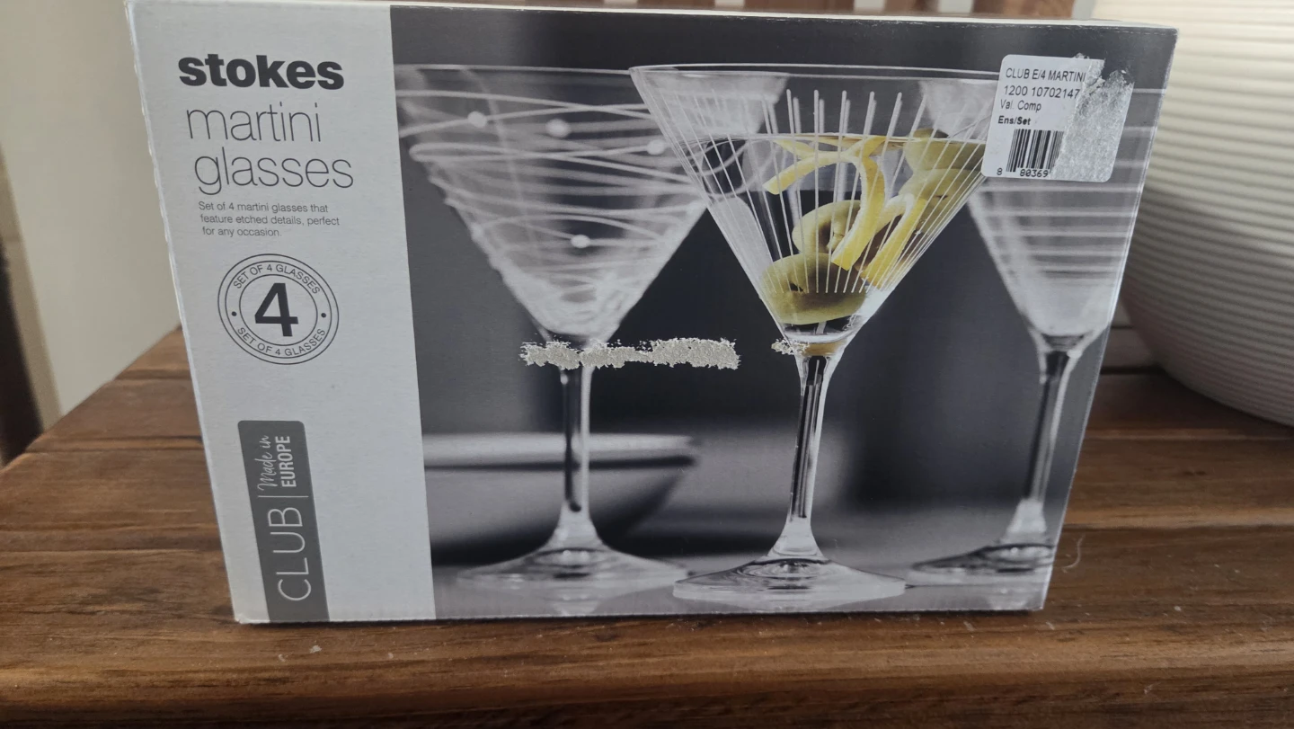 Stokes Martini Glasses Set of 4 - photo 2