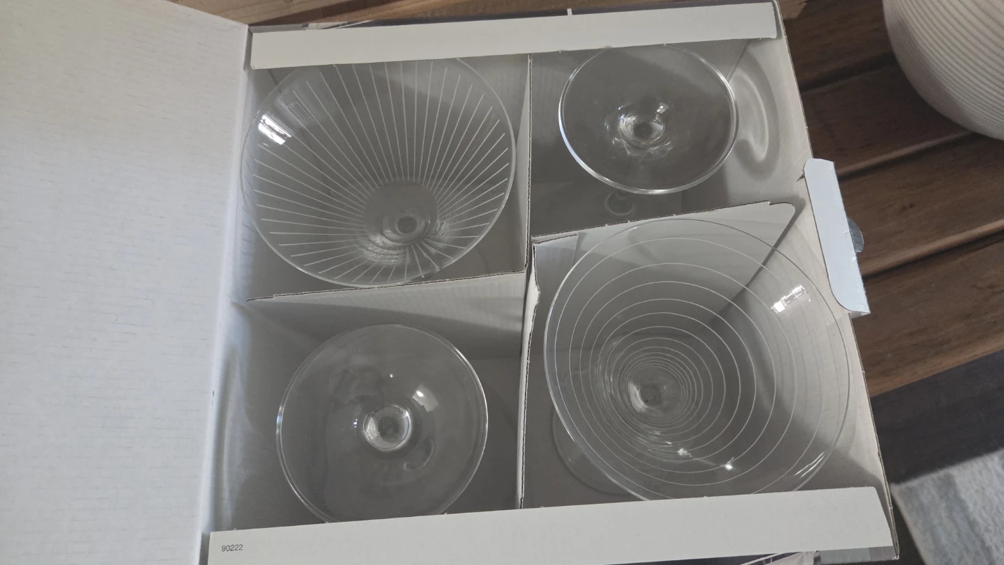 Stokes Martini Glasses Set of 4 - photo 3