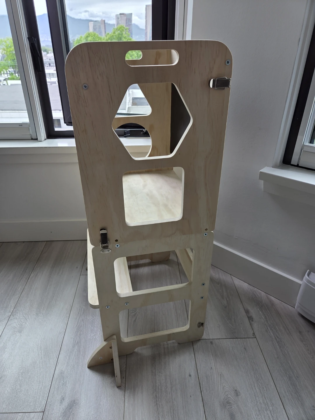 Wooden Toddler Tower with Chalkboard - photo 3