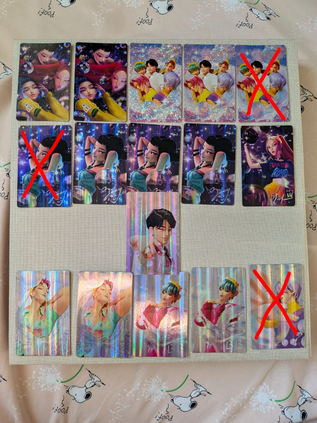 McDonald's x K-pop Demon Hunters Photocards