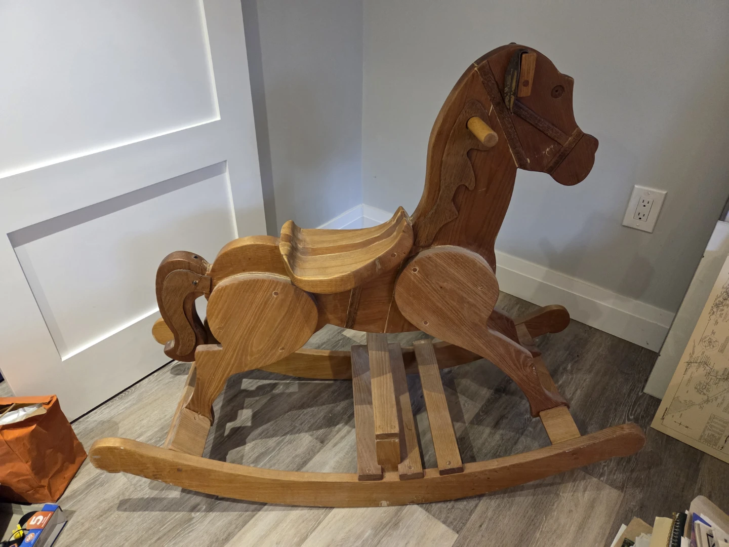 Wooden Rocking Horse Toy