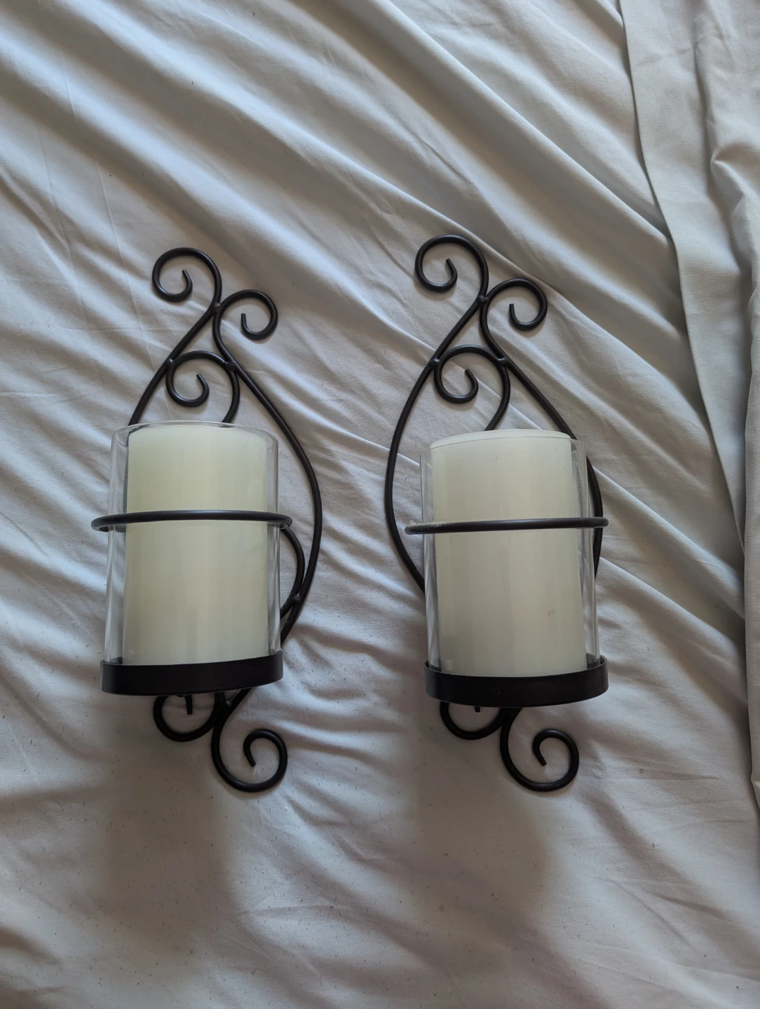 Wall Candle Sconces - Set of 2