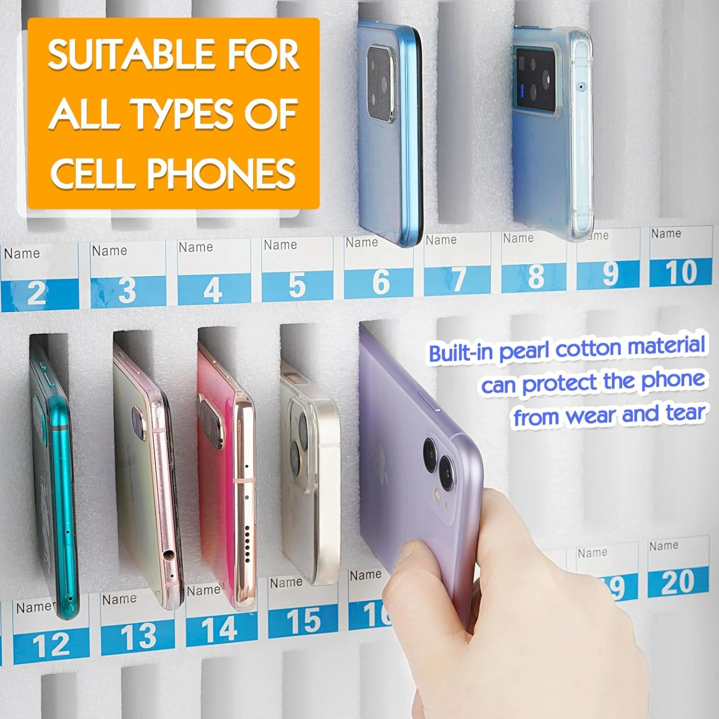 30 Slots Cell Phone Storage Cabinet - photo 3
