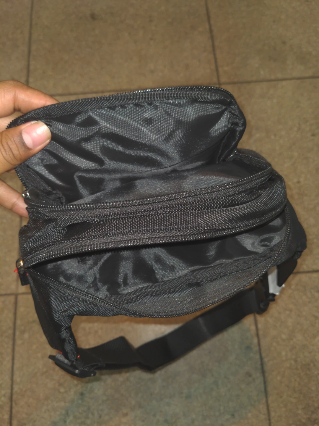 Black Fanny Pack with Jamaican Flag Design - photo 2