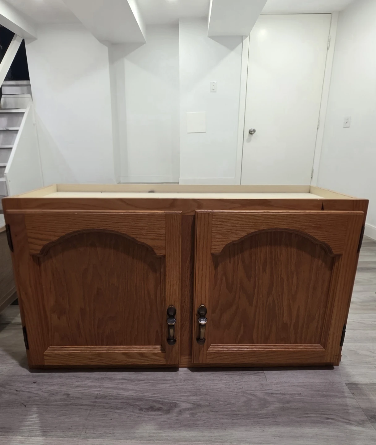 Wooden Medicine Cabinet with Mirror and Shelves