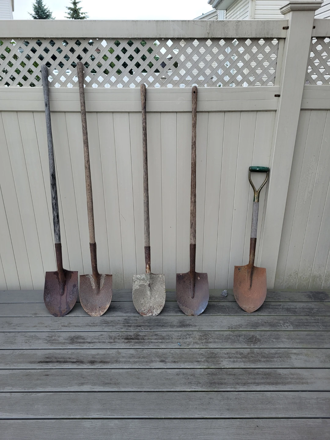 Spade Tipped Shovel Tools