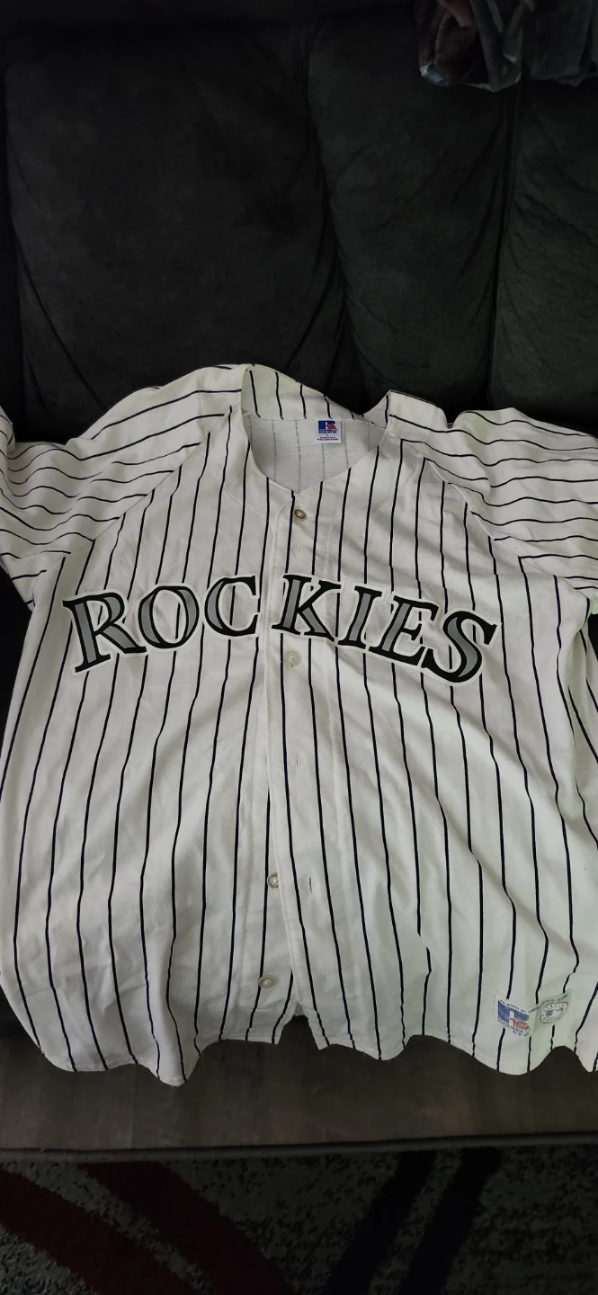 Russell Athletic Rockies Baseball Jersey Size L