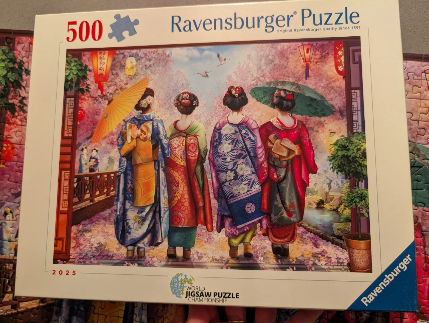 Ravensburger 500 piece puzzle blossom walk