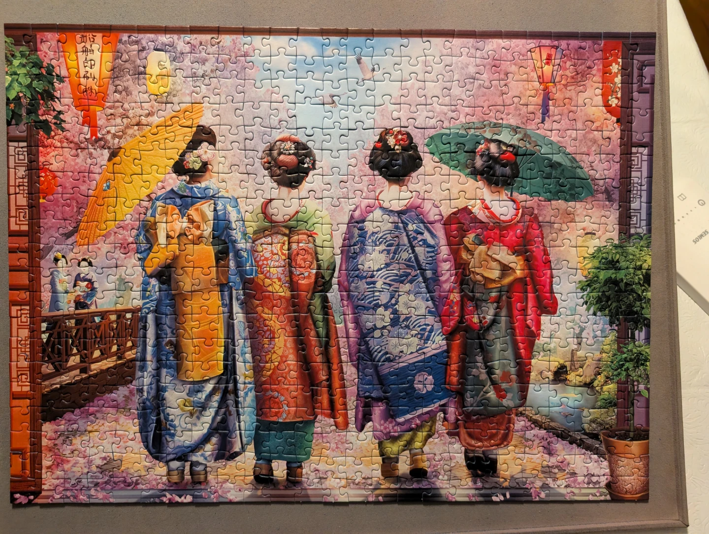 Ravensburger 500 piece puzzle blossom walk - photo 2