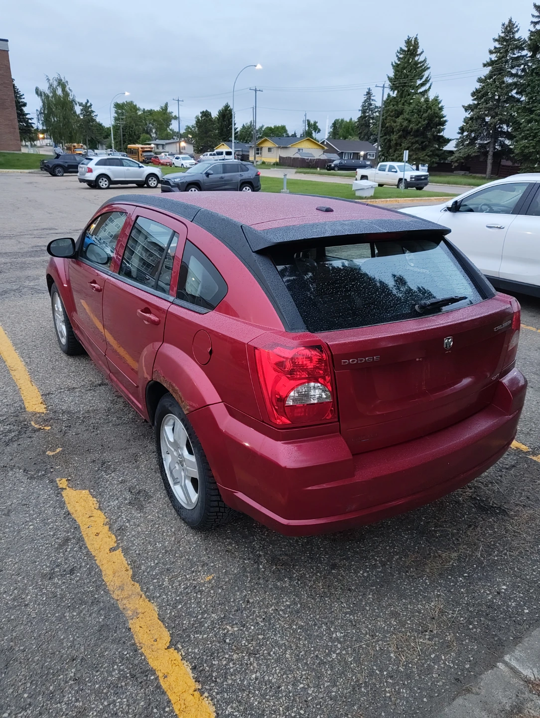 Red Dodge Caliber Hatchback - photo 3