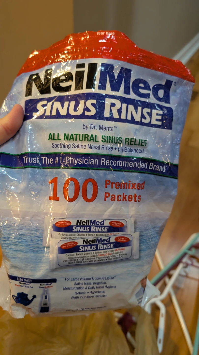 Sinus rinse packets