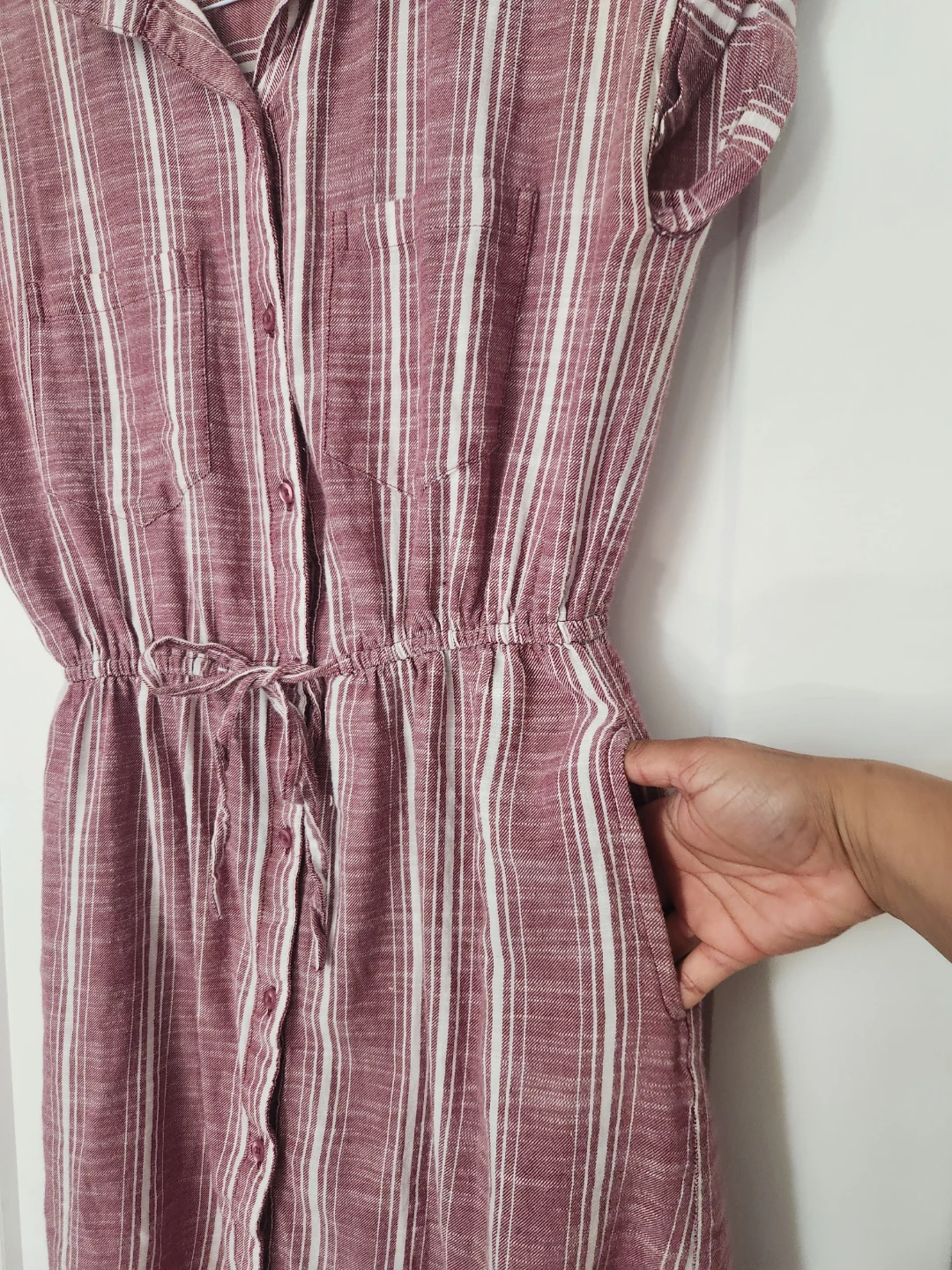 Journeys by Journeys Women's Striped Shirt Dress Size M ⚽ - photo 2