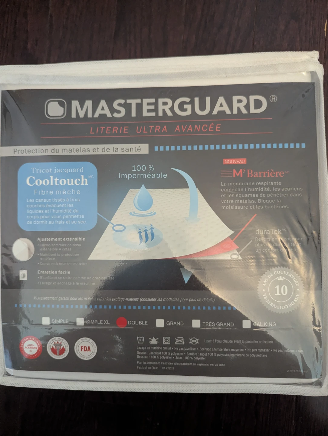 Masterguard Cooltouch Mattress Protector