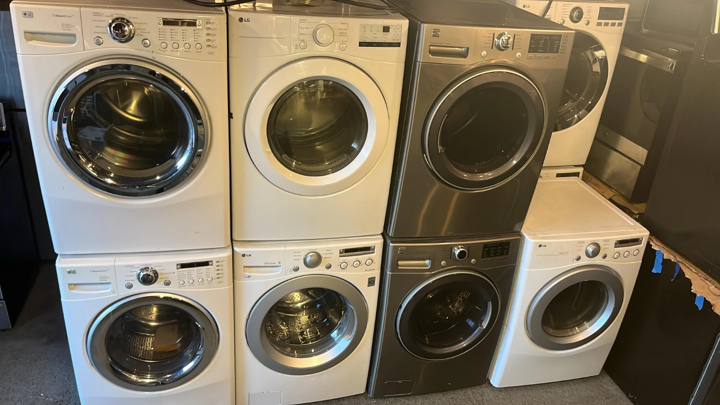 LG Front Load Washing Machines gas and electric