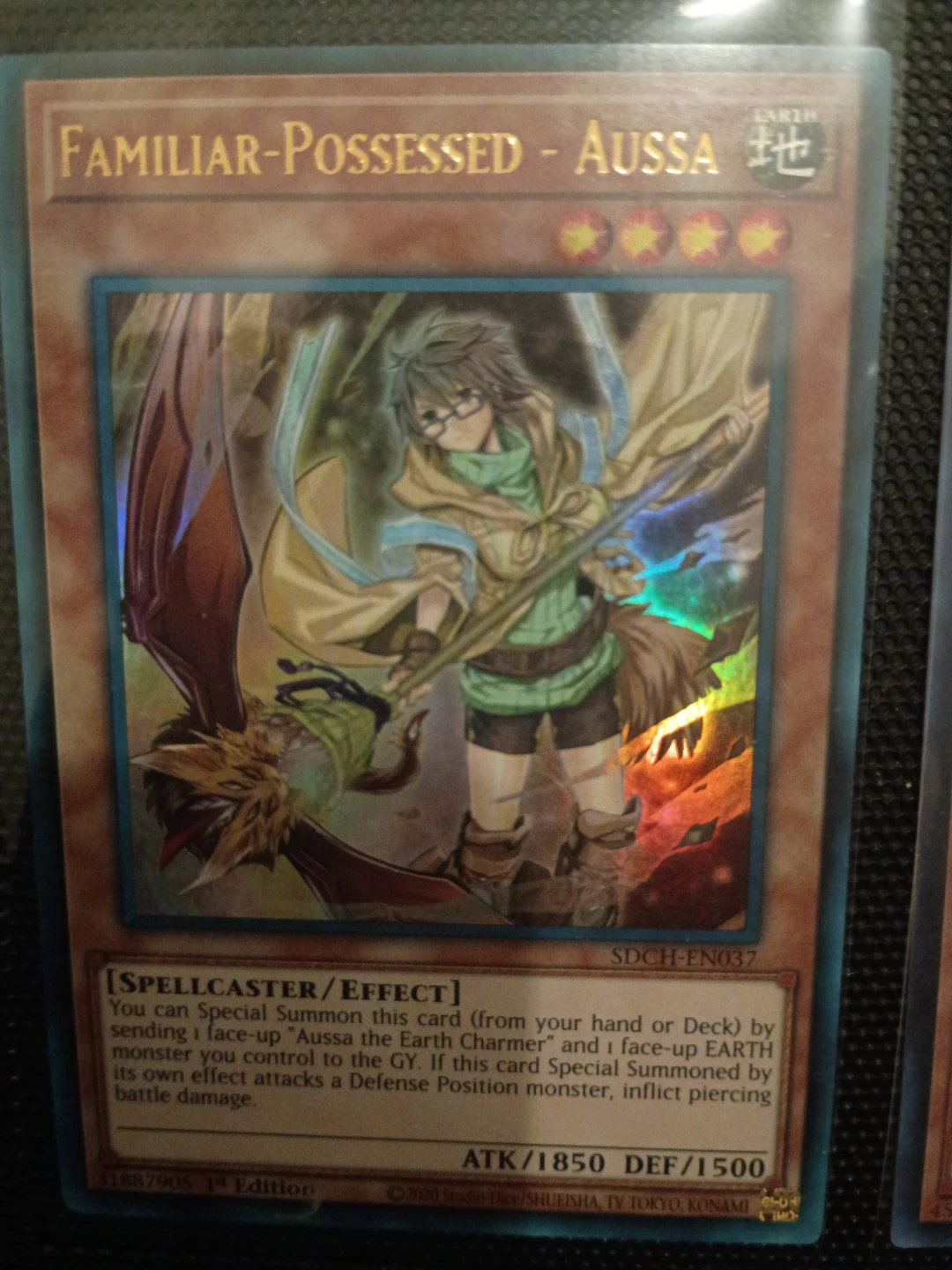 Yu-Gi-Oh! Familiar-Possessed - Aussa SDCH-EN037 Card⚽