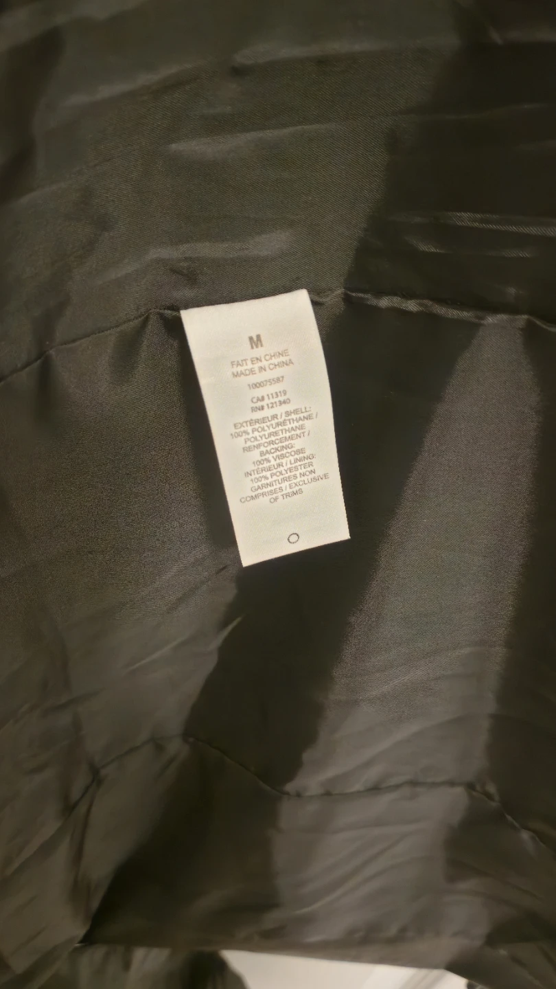 Garage black leather jacket - photo 4