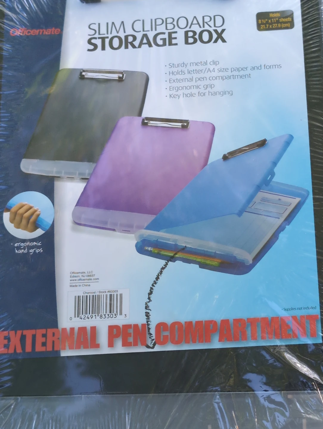 Officemate Slim Clipboard Storage Box - photo 3