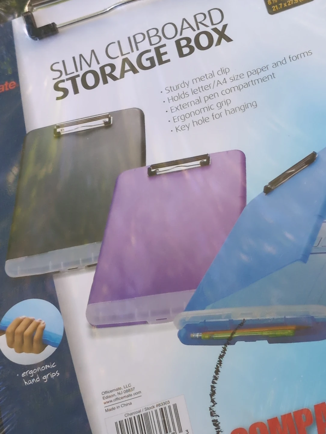 Officemate Slim Clipboard Storage Box - photo 4