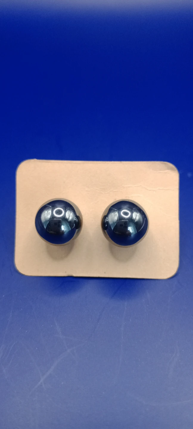 Dark  Ball Stud Earrings