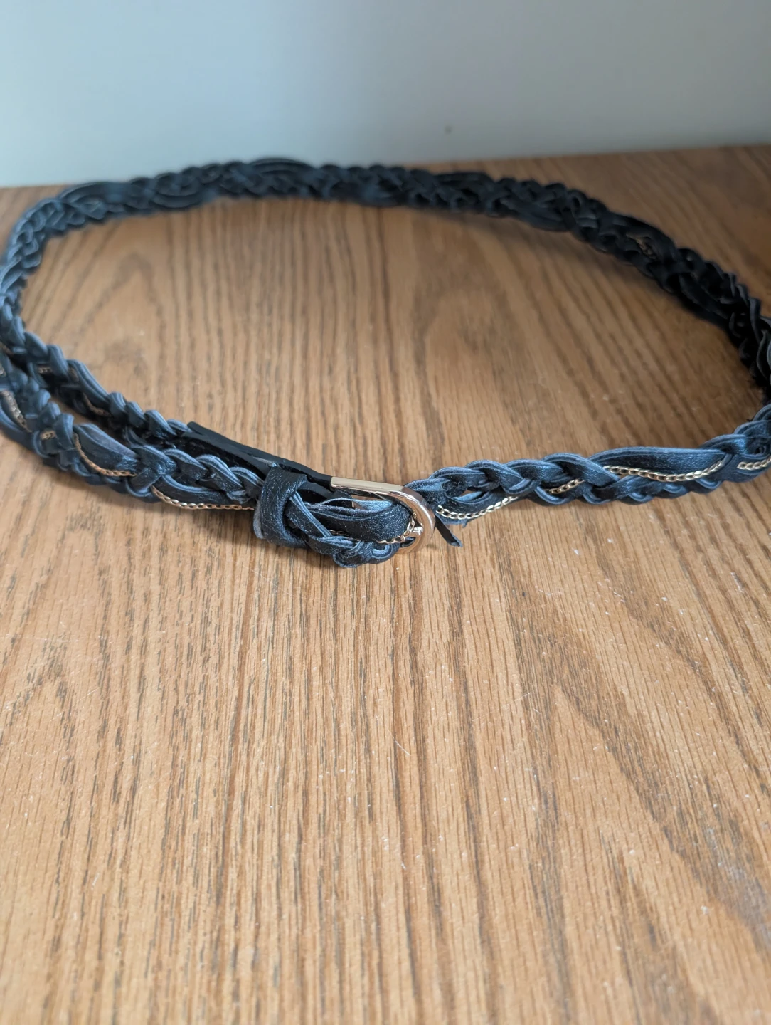 Black Braided Belt