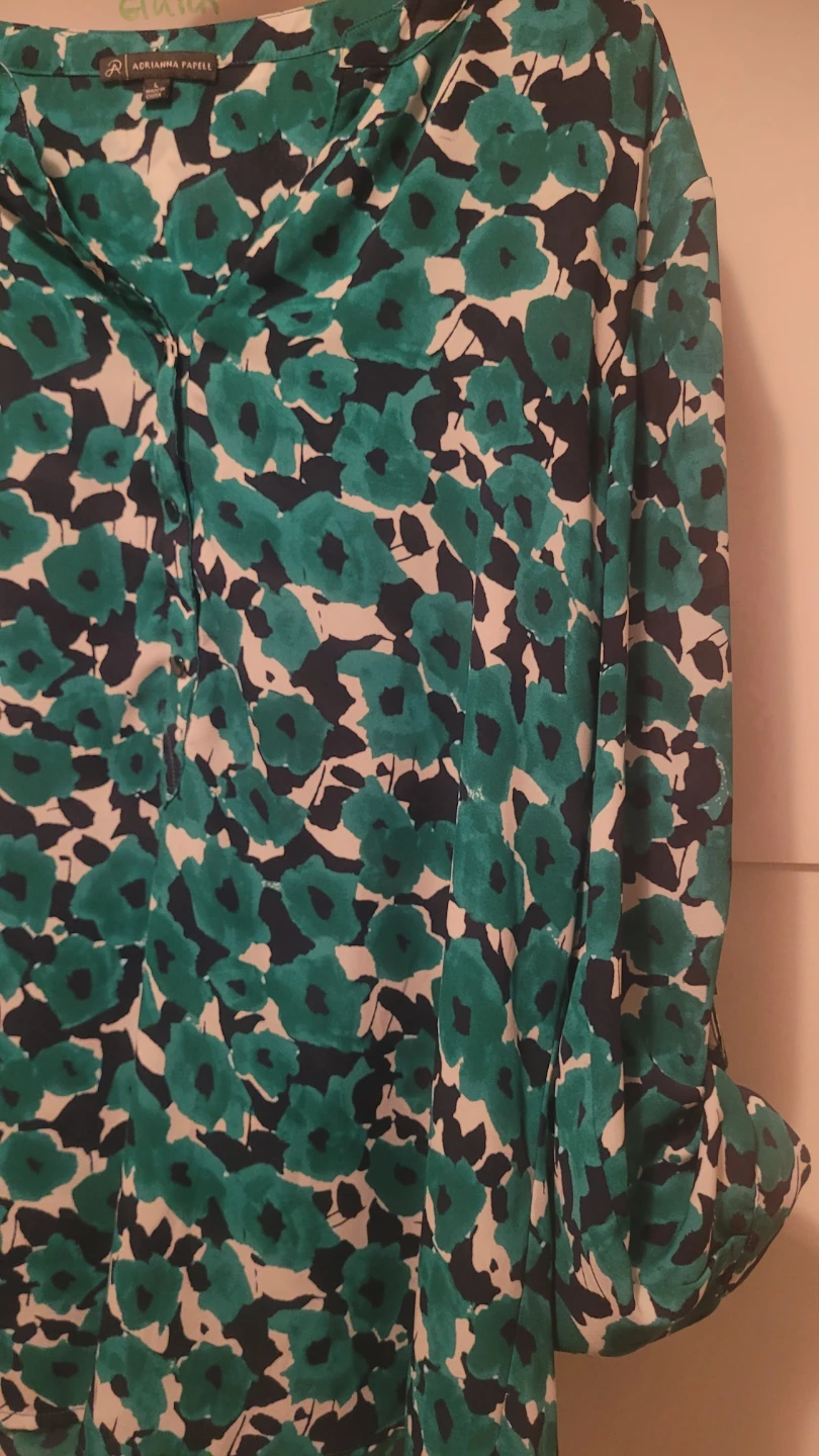 Floral Print Blouse - Size L - photo 2