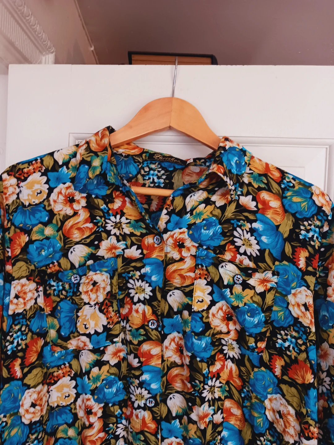 New !! Beautiful Floral Button-Up Dress. L. - photo 2