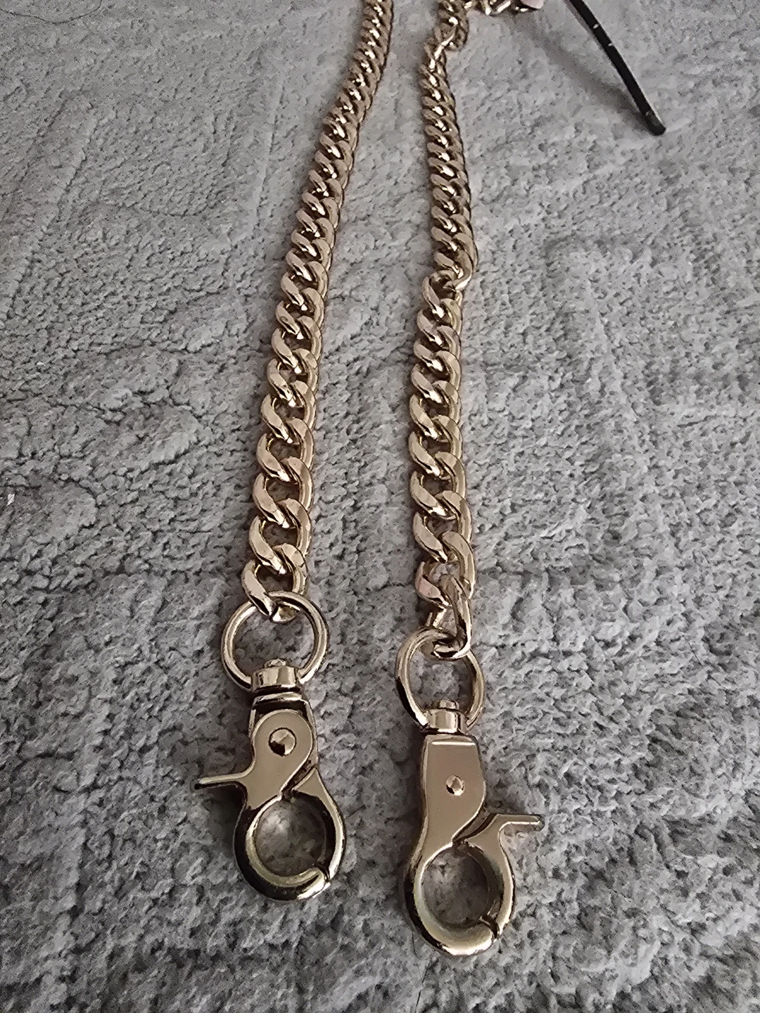 Pink and Gold Chain Purse Strap - photo 2