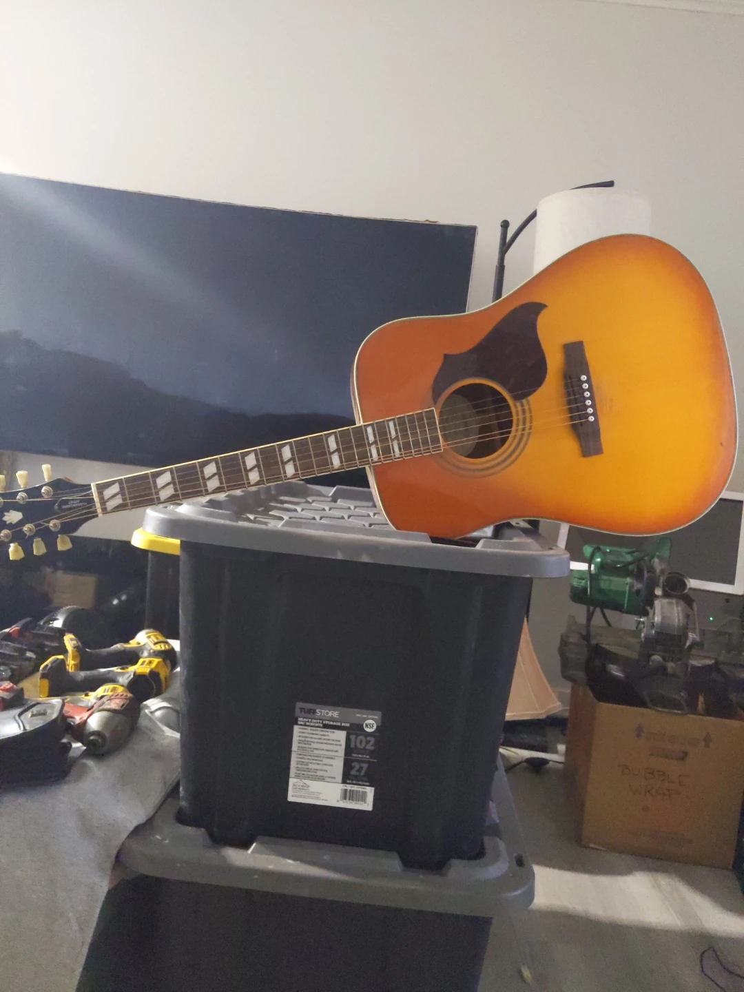 Acoustic Guitar rare humming bird deluxe