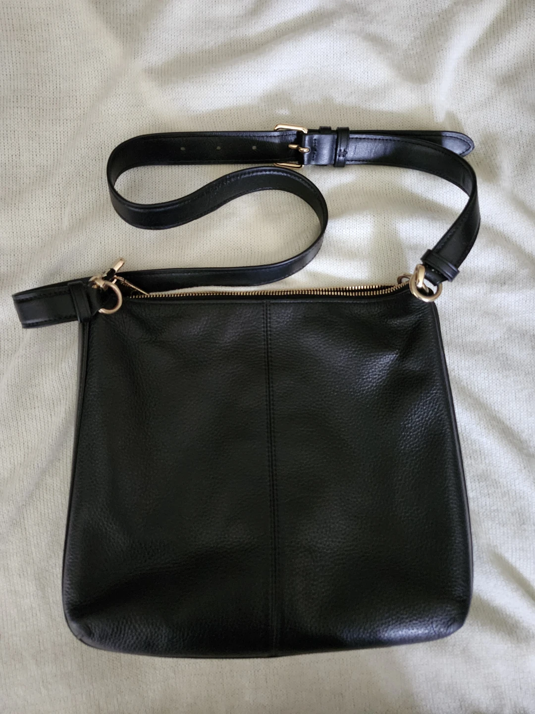 Coach classic  black leather crossbody bag - photo 4