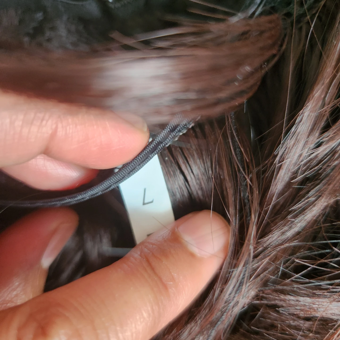 Brown Medium Length Wig - photo 5